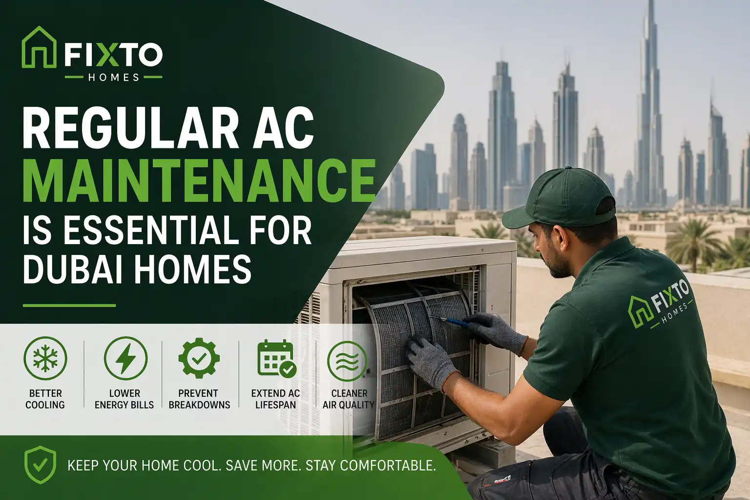 featured image of Essential AC maintenance for Dubai homes (1)