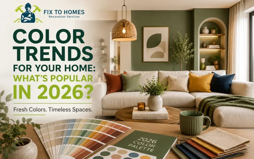 Color Trends for Your Home: What’s Popular in 2026?