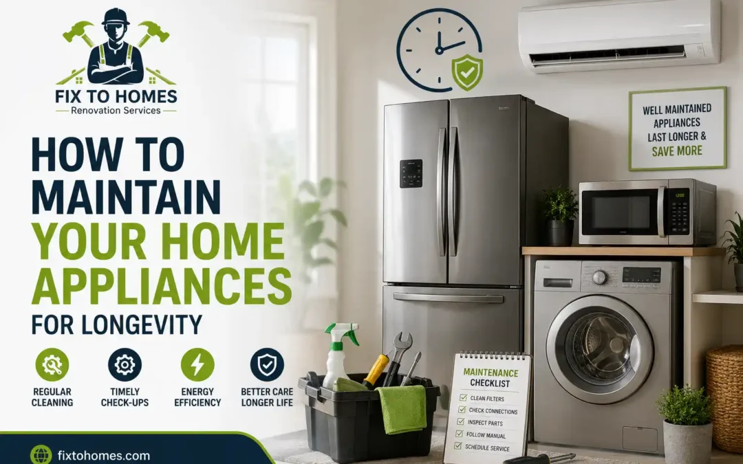 How to Maintain Your Home Appliances for Longevity