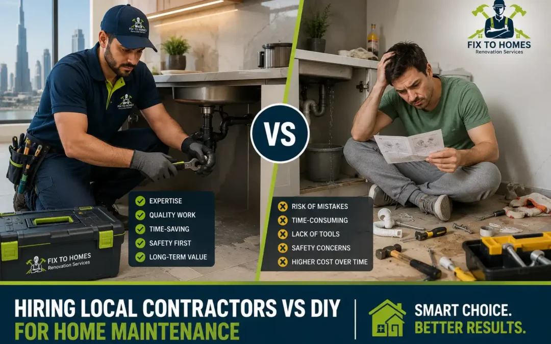 The Benefits of Hiring Local Contractors vs. DIY Projects for Home Maintenance